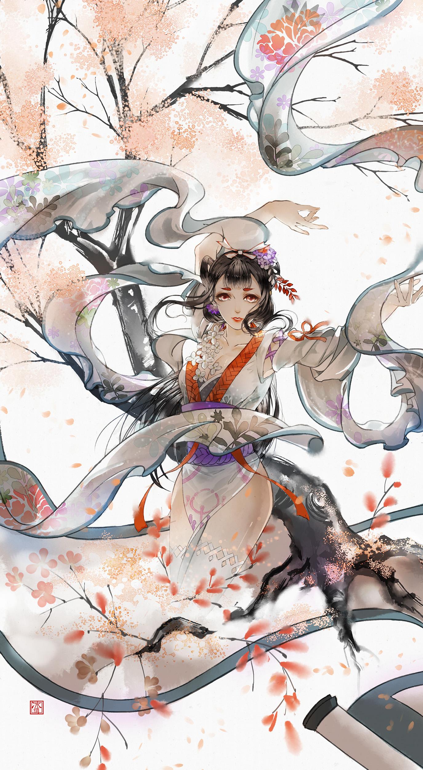 阴阳师手游_冰绡_阴阳师手游圈插画_网易gacha二次元社区