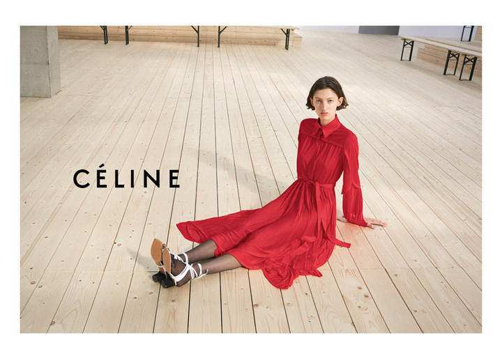 法国时尚品牌 celine(思琳)释出2017春夏系列广告大片