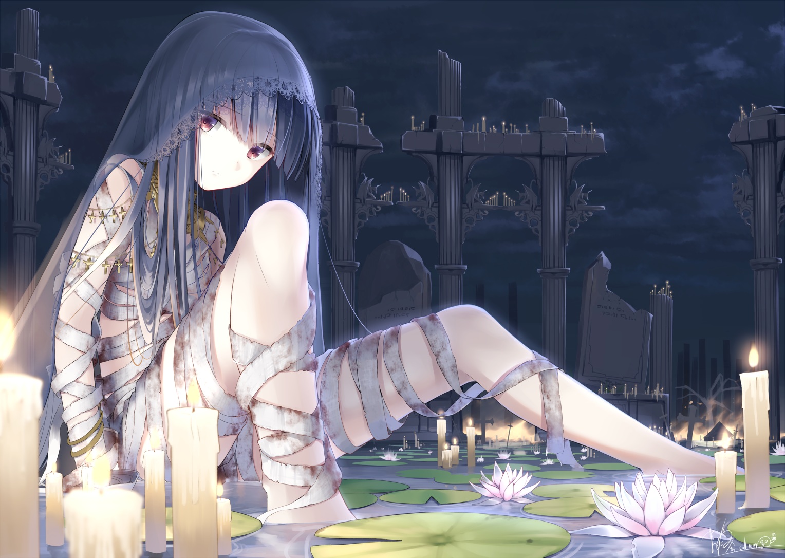 日站搜集-动漫美少女高清画集★【新浪微博:高清无水印iphone萌壁纸