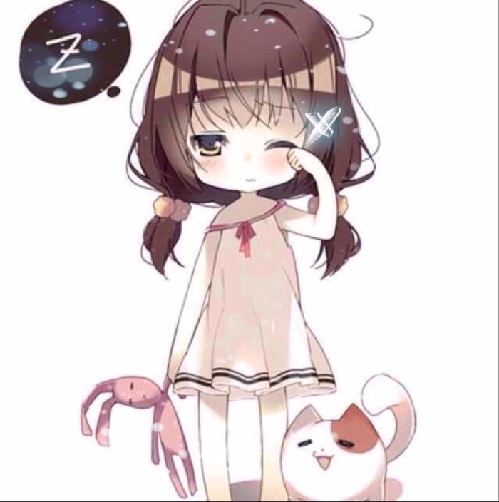 漫画可爱小女孩