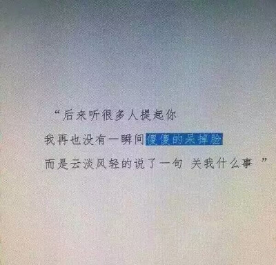 云淡风轻句子