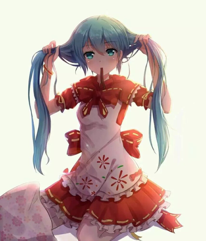 初音 初音未来 旗袍 二次元 动漫