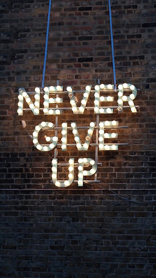 never give up - 堆糖,美图壁纸兴趣社区