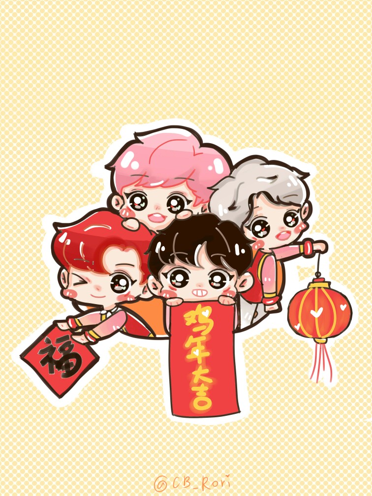 exo 漫画 壁纸 头像新年快乐 #喜欢就收藏拿走请点赞# @边家阿爸i