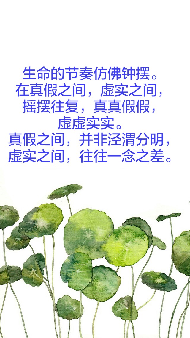 在真假之间,虚实之间,摇摆往复,真真假假,虚虚实实.