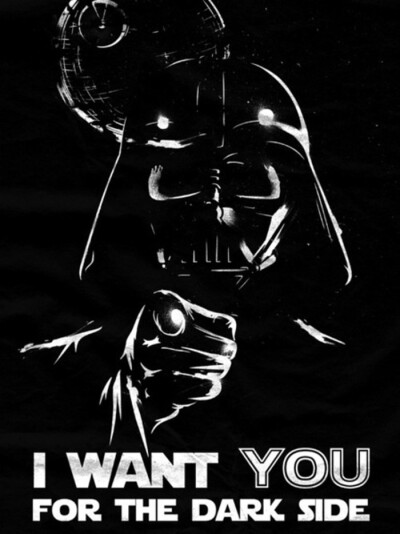 达斯·维达 i want you for the dark side!