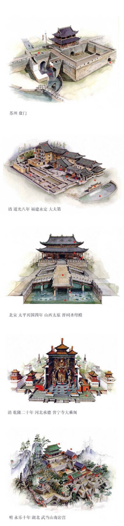 收集   点赞  评论  穿墙透壁—剖视中国经典古建筑 0 111 春深见