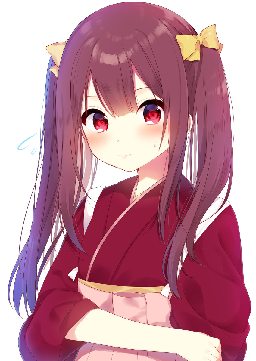 『沫沫』动漫原创 插画手绘 二次元 少女 唯美 萌 双马尾