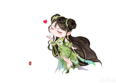 诛仙手游q版碧瑶,作者:三个土加一个兀,来源半次元cosplay频道.