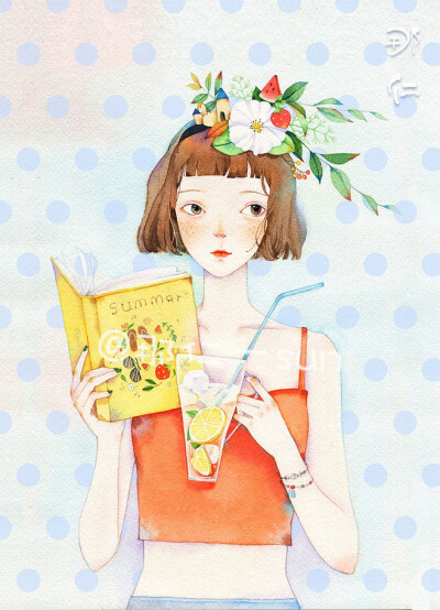 插画# #治愈系#森系 小清新