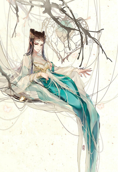 西游伏妖篇 蜘蛛精 阿飘_亚玖/绘