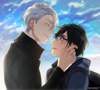 怡人海风 维勇 冰上的尤里 yoi yuri on ice 勇利 维克多 p站