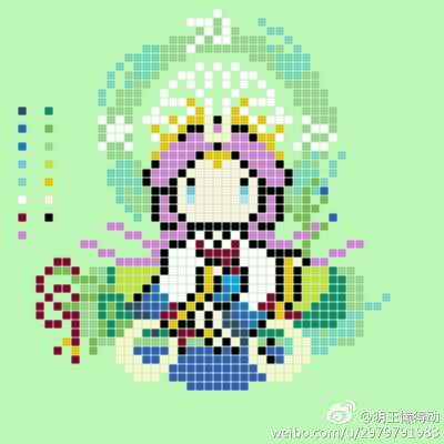 图源微博@明王懒得动#拼豆# #阴阳师#
再接再厉，把仙女不走路系列出完再说！
辉夜姬.月夜星河皮肤，又不标色号啦
以后要再发估计要集齐九张
一张一张发太费流量，也太混乱。。。
惯例召唤原图刷纸@五颜六色大…