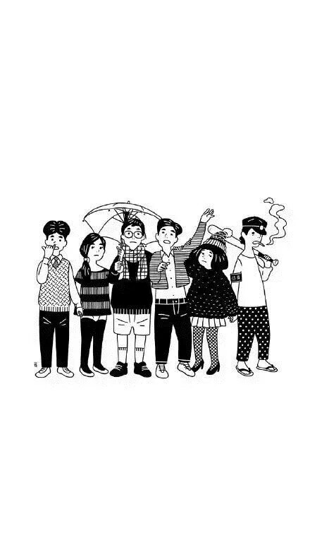【黑白系列】简约壁纸