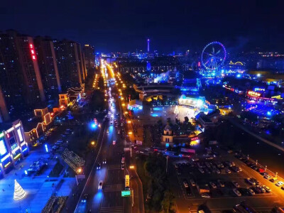 南通港闸夜景