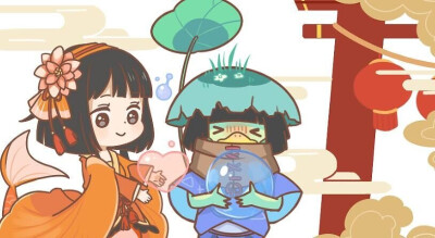 阴阳师‖ 鲤鱼精 河童