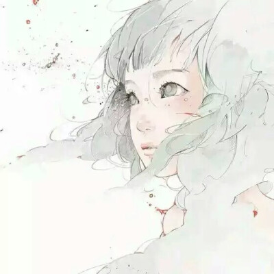 古风 头像 插画 手绘 伤感