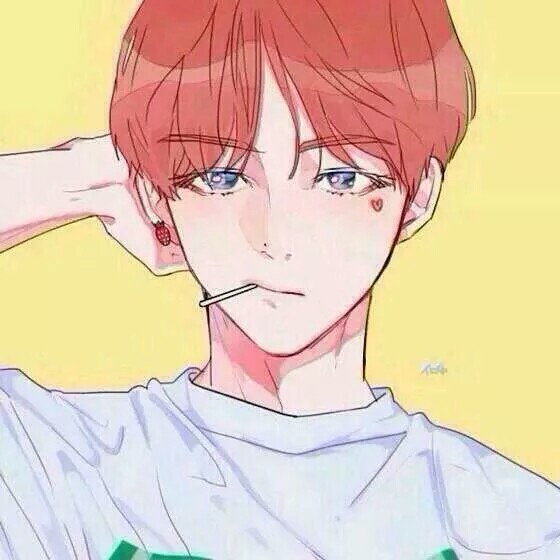 宠#搞怪##二次元##黑白##中分男头##情侣##男动漫##无水印##壁纸#{by