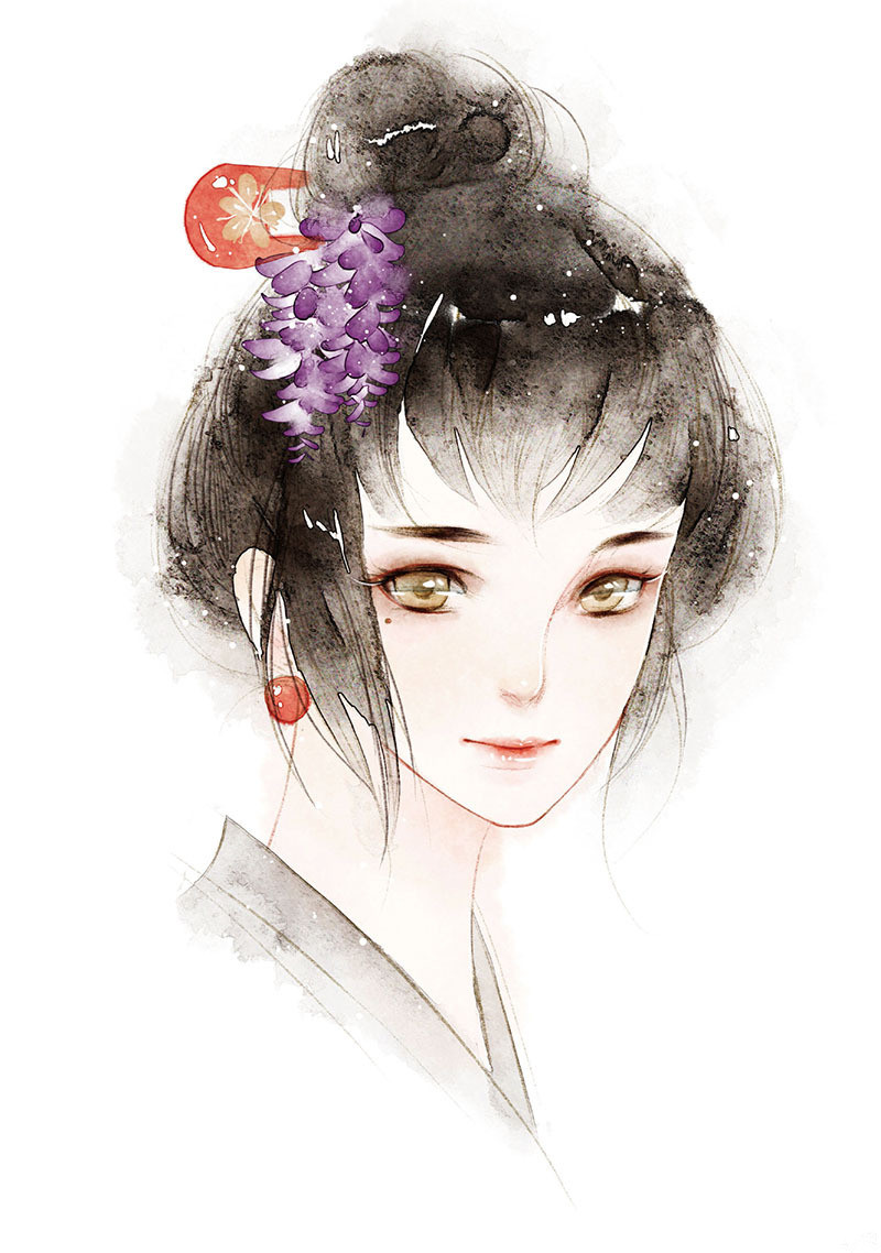 动漫图(水彩编辑#绘#插画*