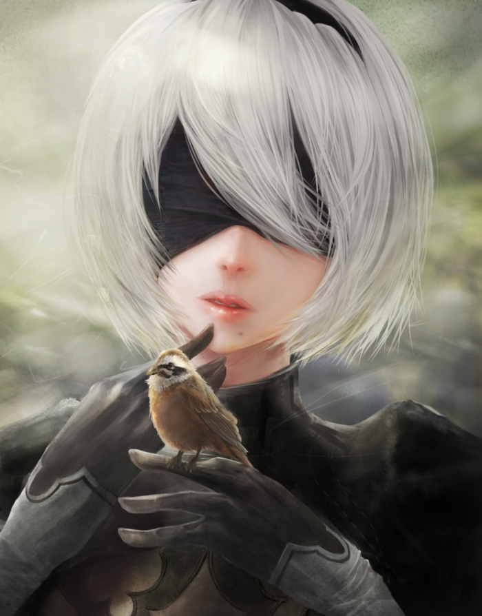 尼尔:机械纪元 nier:automata 画师:山本蚁 本作品pixiv id=60785900