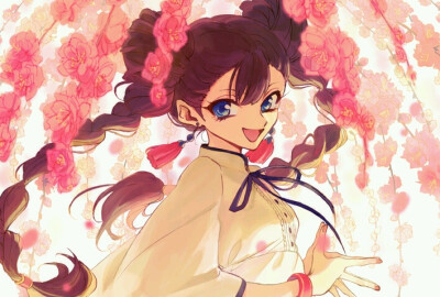动漫 麻花辫