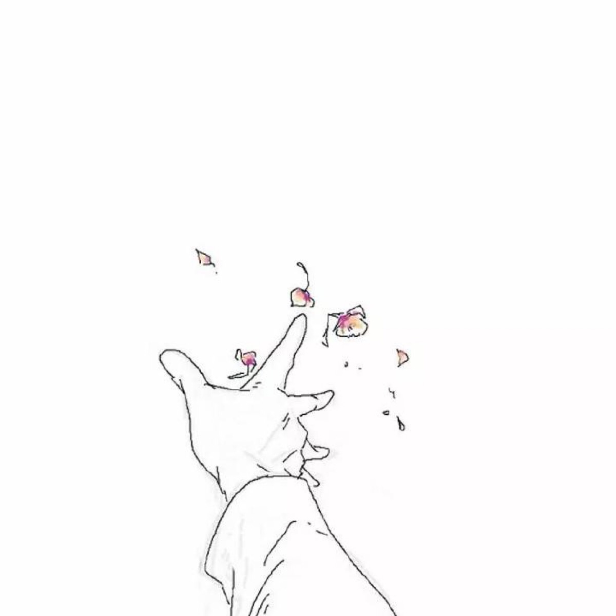 动漫卡通二次元唯美手头像