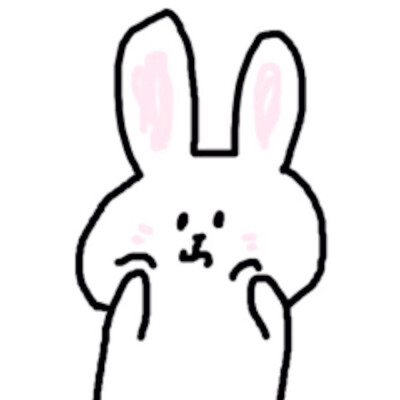 可爱兔子头像ovo