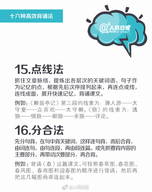 16种高效背诵法 助你提升记忆 练就 最 堆糖 美图壁纸兴趣社区