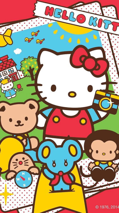 hello kitty#卡通动漫#凯蒂猫#手机壁纸"εз