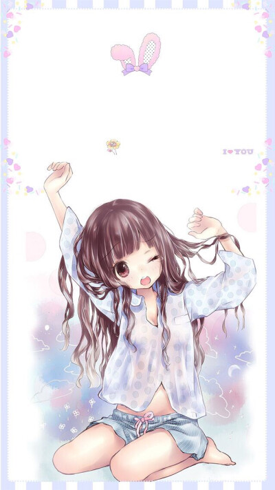 【要时刻保持一颗少女心】来源:贴吧 侵致歉名片背景可爱少女心软妹