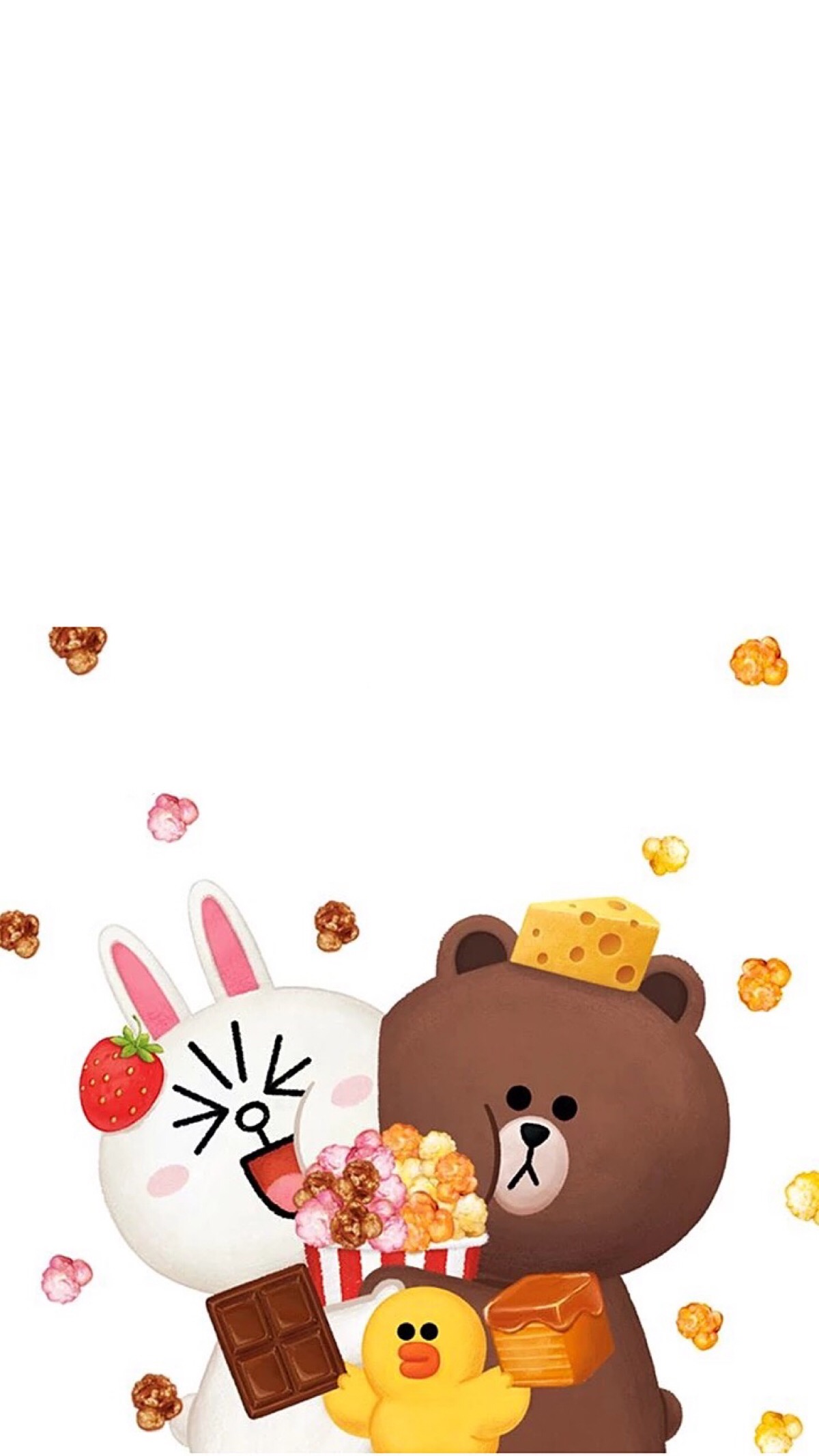 iphone高清壁纸 linefriends 布朗熊