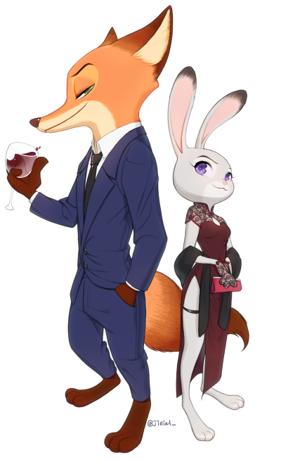 评论  zootopia#疯狂动物城#兔子 朱迪#狐狸 尼克#nick&judy#拟人