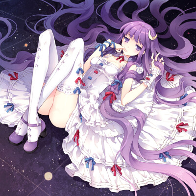 帕秋莉 东方project 侵删(_ _)