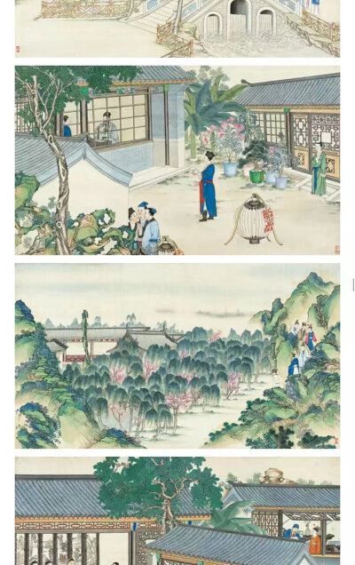 清代著名国画大师孙温大师,用尽36年时间,耗尽一生心血工笔重彩绘制的