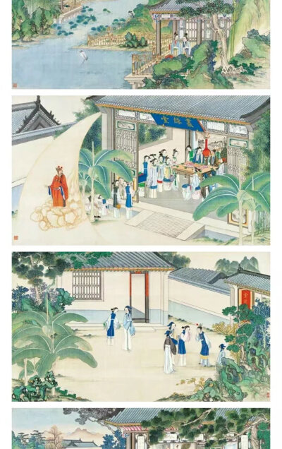 清代著名国画大师孙温大师,用尽36年时间,耗尽一生心血工笔重彩绘制的