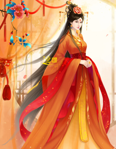 古装女