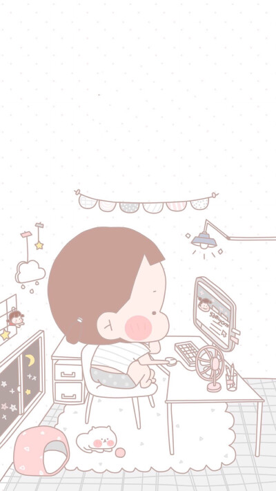 韩系 软萌 手绘 闺蜜 森女系 少女心 套图 文艺 清新 卡通 简约 壁纸