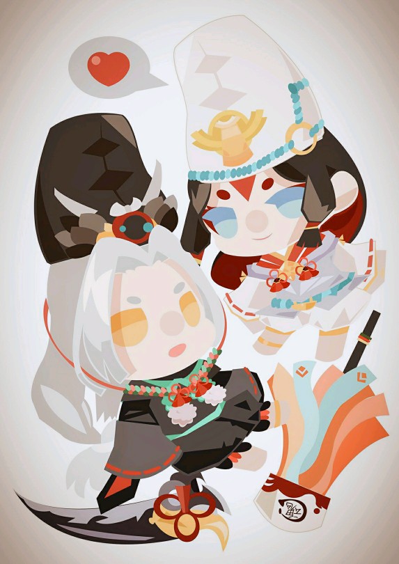 阴阳师黑白童子