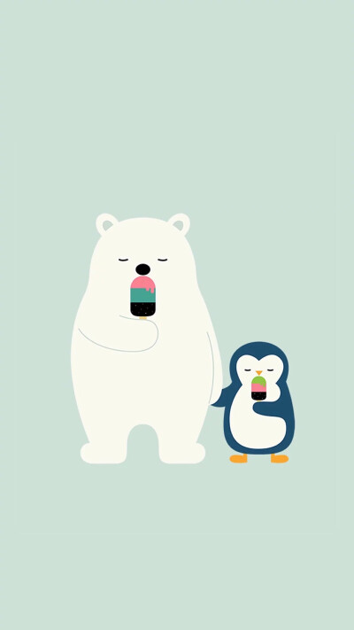 北极熊和企鹅