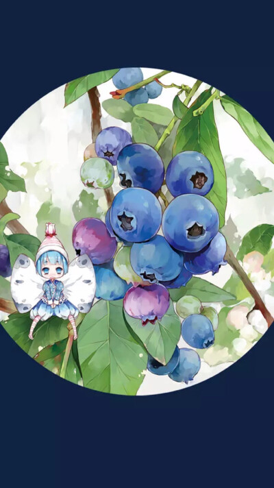 拟人 蓝莓