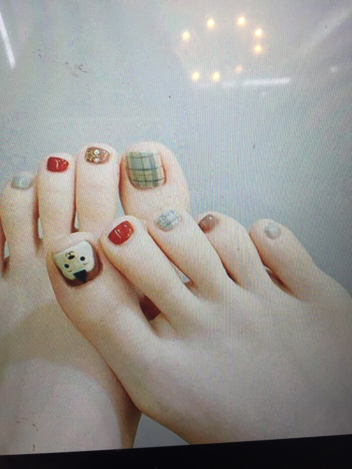 美甲脚