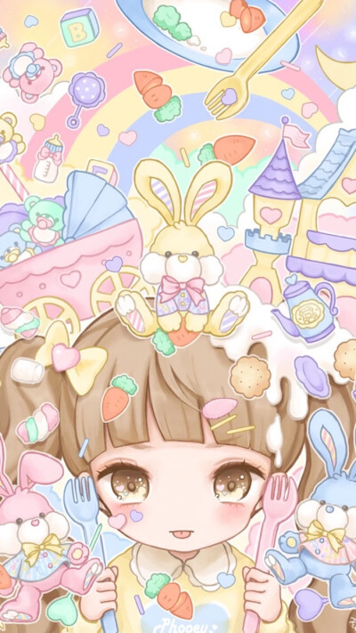 少女卡通短发