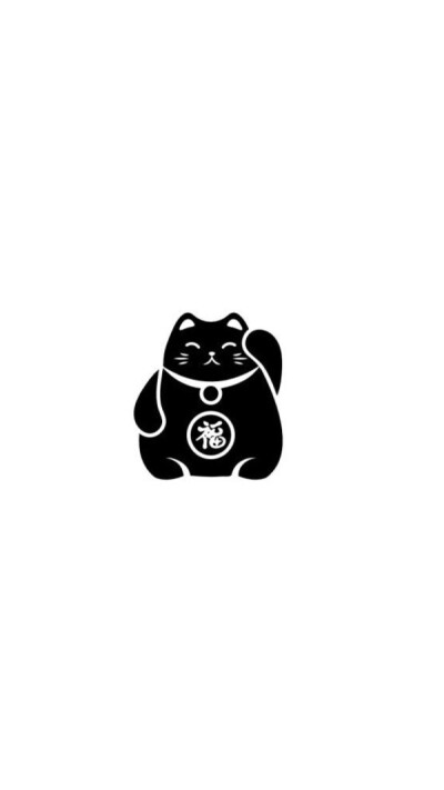 招财猫公仔壁纸