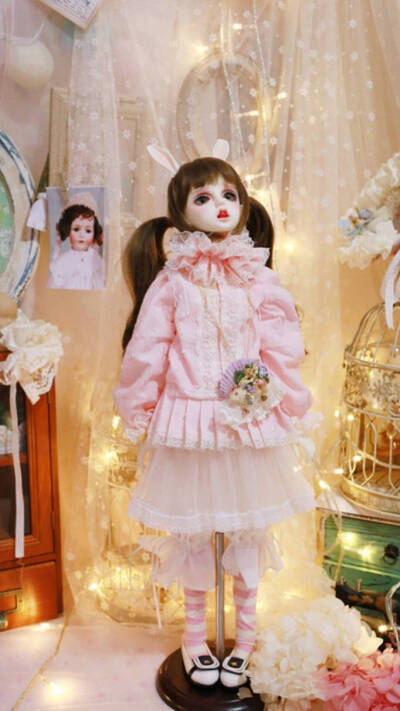 芭比娃娃 可爱 日系 粉色 唯美 梦幻少女 复古 宫廷
