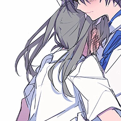二次元漫画情侣头像
