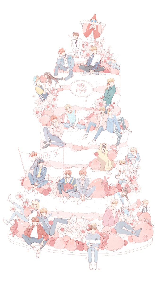 边伯贤生日贺图