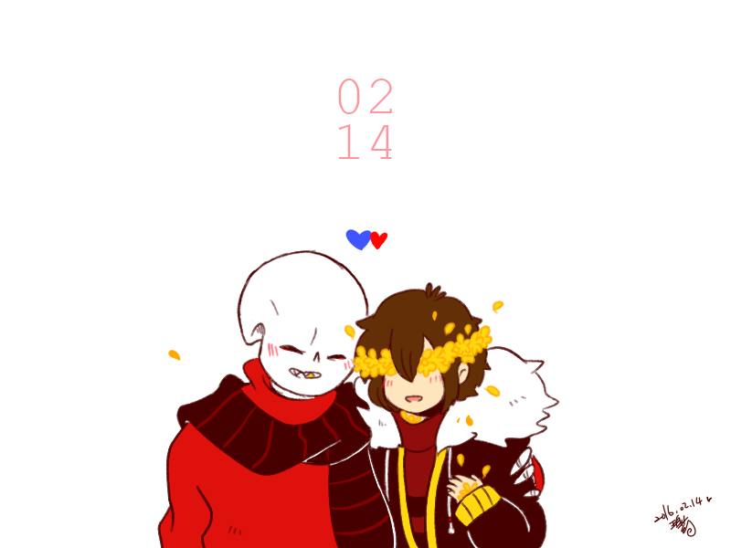 undertaleau——flowerfell(sans&frisk)