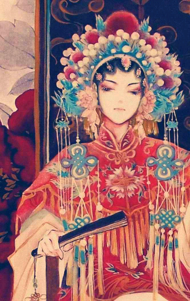 古风,手绘,戏曲戏子入画 ,一生天涯 - 堆糖,美图壁纸