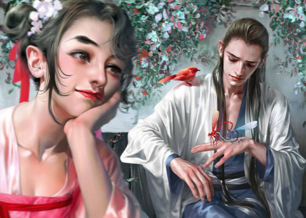 【画师:法吉特】《隐山梦谈》【人物】【cg】【手绘】【插画】【唯美