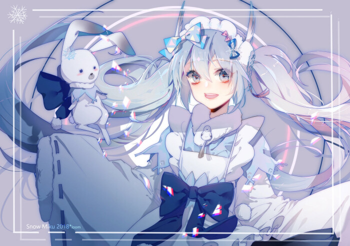 snow miku2018应援 p站:织布机loom _id=62908216